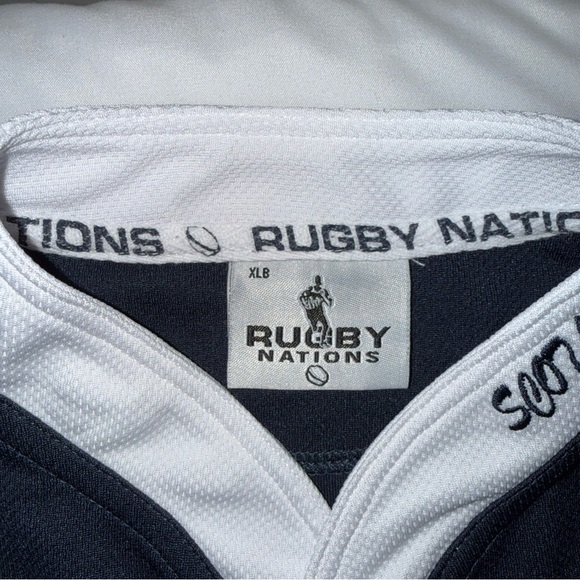 Scotland Kids Rugby Jersey - Blue and White - Picture 4 of 7